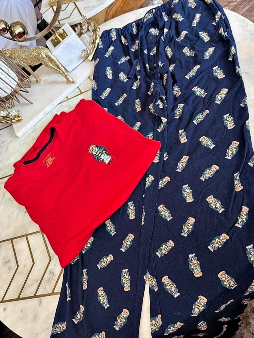 Polo Ralph Lauren Polo Bear T-Shirt Size Small Red